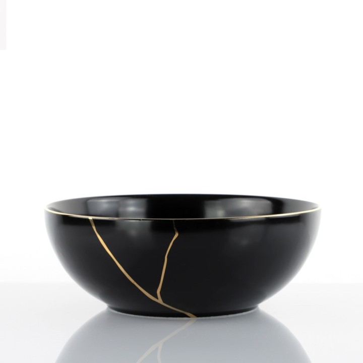 Weissestal Servizio di piatti Onix Black 39 pezzi
