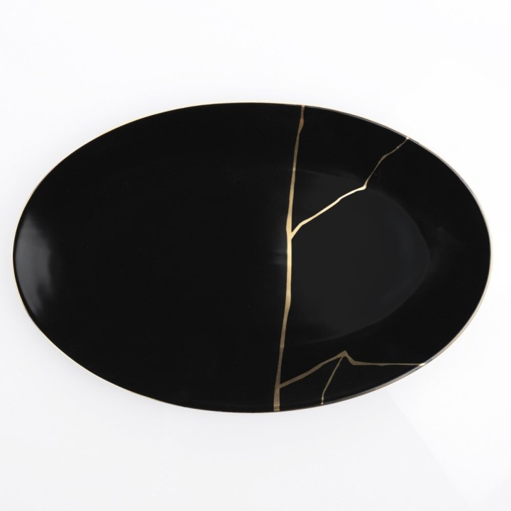 Weissestal Servizio di piatti Onix Black 39 pezzi