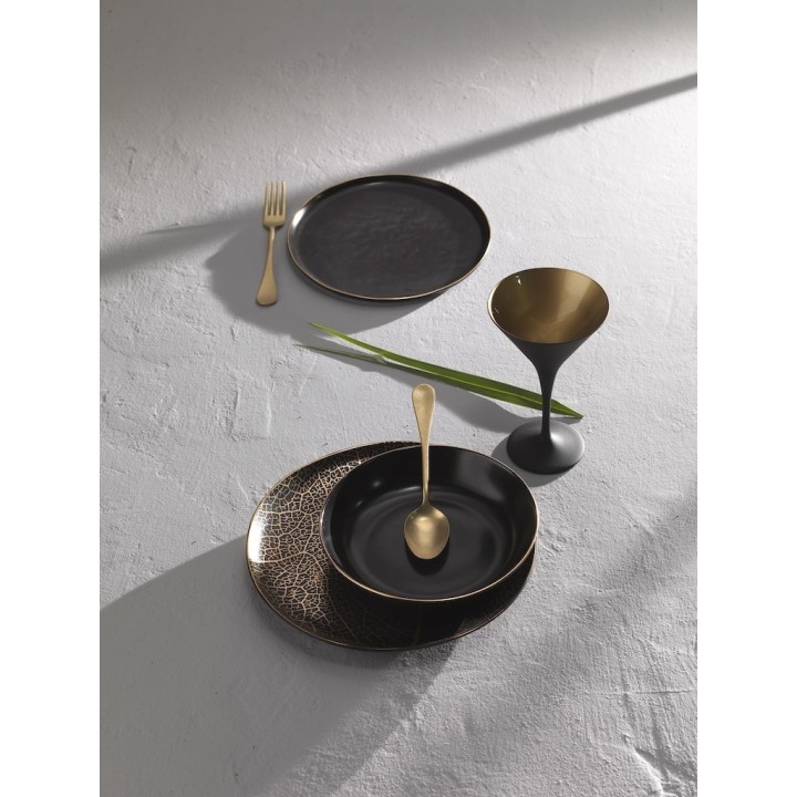 Weissestal Servizio di piatti Onix Black 39 pezzi