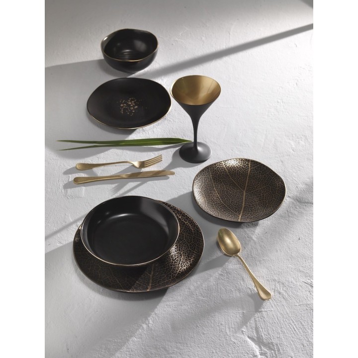 Weissestal Servizio di piatti Onix Black 39 pezzi