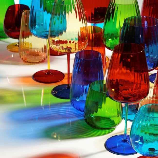SET 2 CALICE ACQUA JOY RED