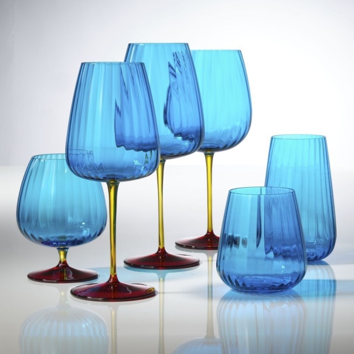 Weissestal 2 bicchieri da acqua Joy turchesi da 450 ml