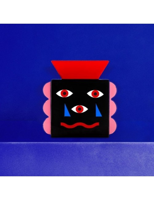 Vaso Beautiful Face Qeeboo – Vaso di Design Pop...