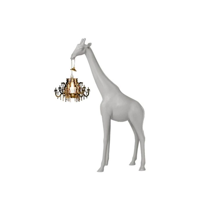 Qeeboo Giraffe in Love XS sabbia alta 100 cm