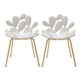 Qeeboo Set di 2 sedie Filicudi bianche