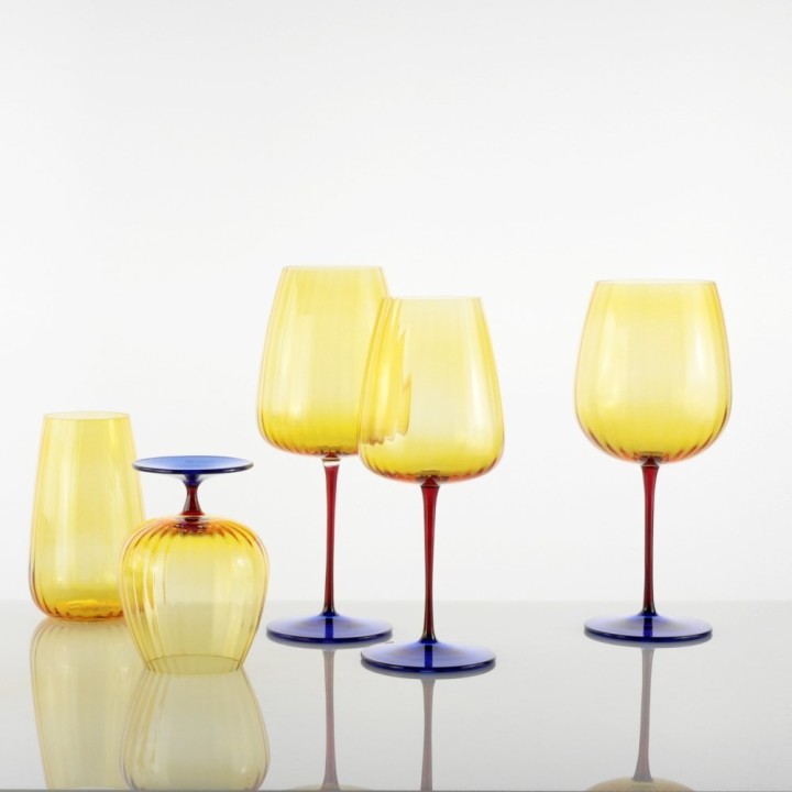 Weissestal Set di 2 bicchieri da acqua Joy gialli da 450 ml