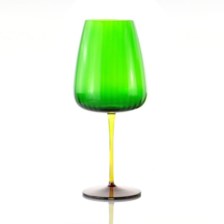 Weissestal Set di 2 calici da acqua Joy verdi da 700 ml