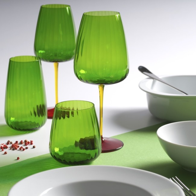 SET 2 CALICE ACQUA JOY GREEN