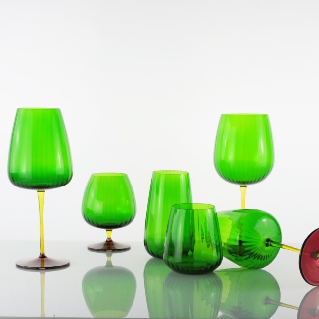 SET 2 CALICE ACQUA JOY GREEN