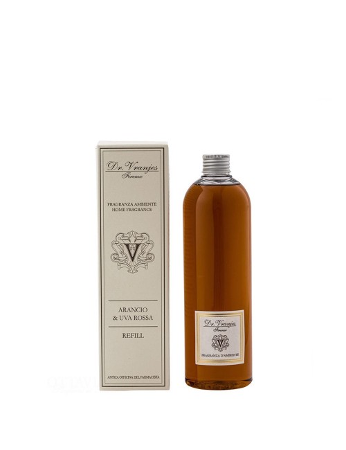 Dr Vranjes ricarica fragranza Arancio e Uva Rossa 500ml - Dr Vranjes ricarica fragranza Arancio e Uva Rossa 500ml -