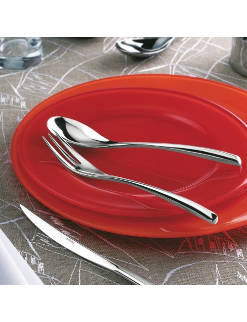 Set 6 Forchette Dolce Bamboo Inox