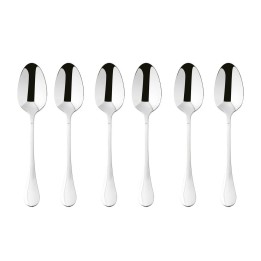 Sambonet Set di 6 cucchiaini da caffè Bloom in acciaio inox