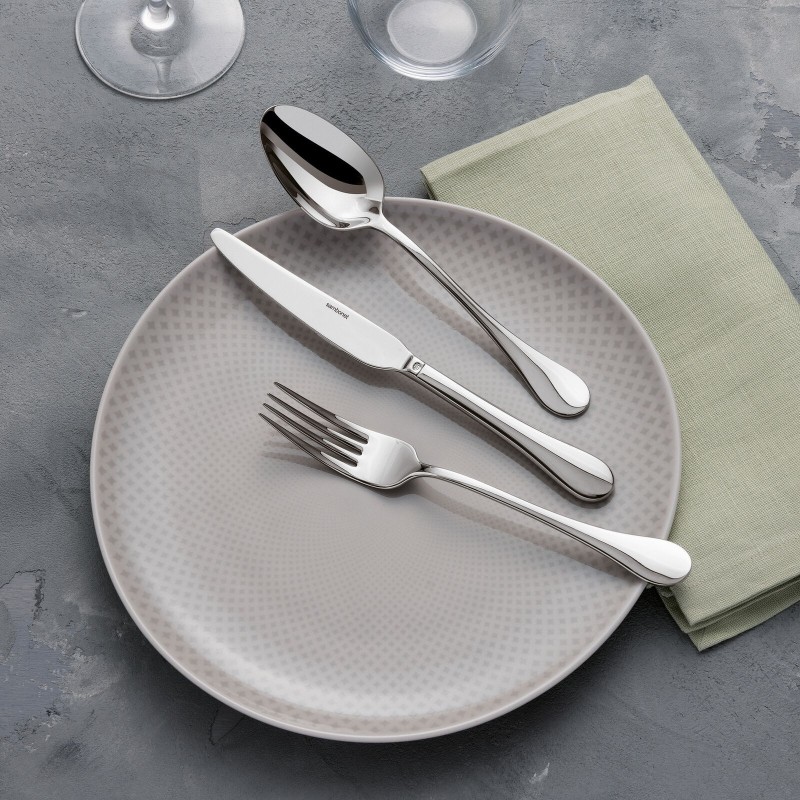 SET 24 POSATE BLOOM INOX