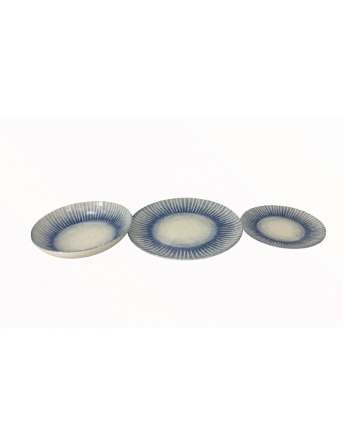 Set 12 Pezzi Sunlight Blue Stoneware
