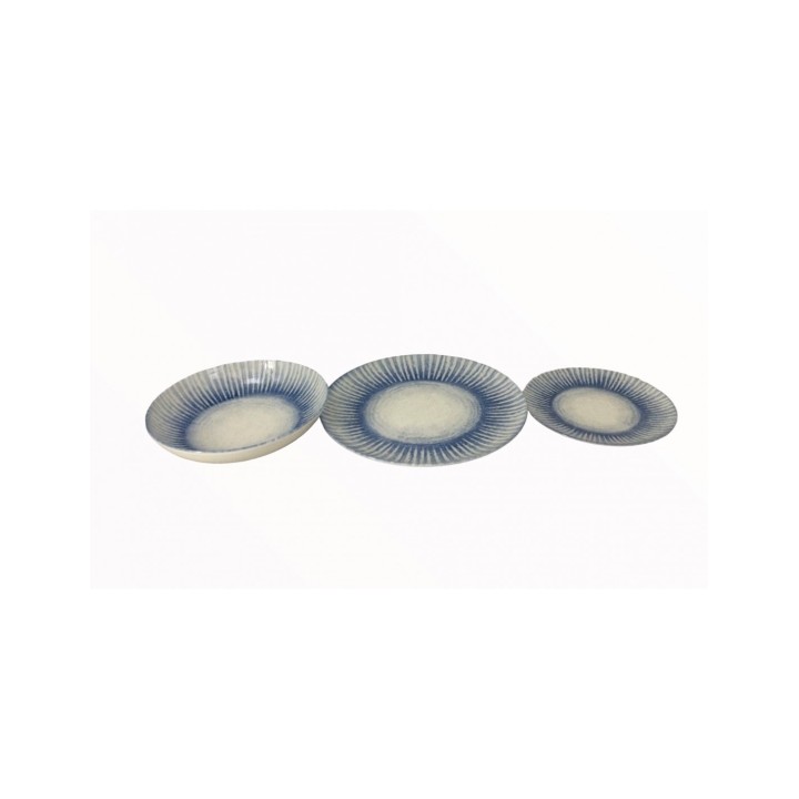 Arthur Krupp Set di 12 piatti Sunlight Blue per 4 persone