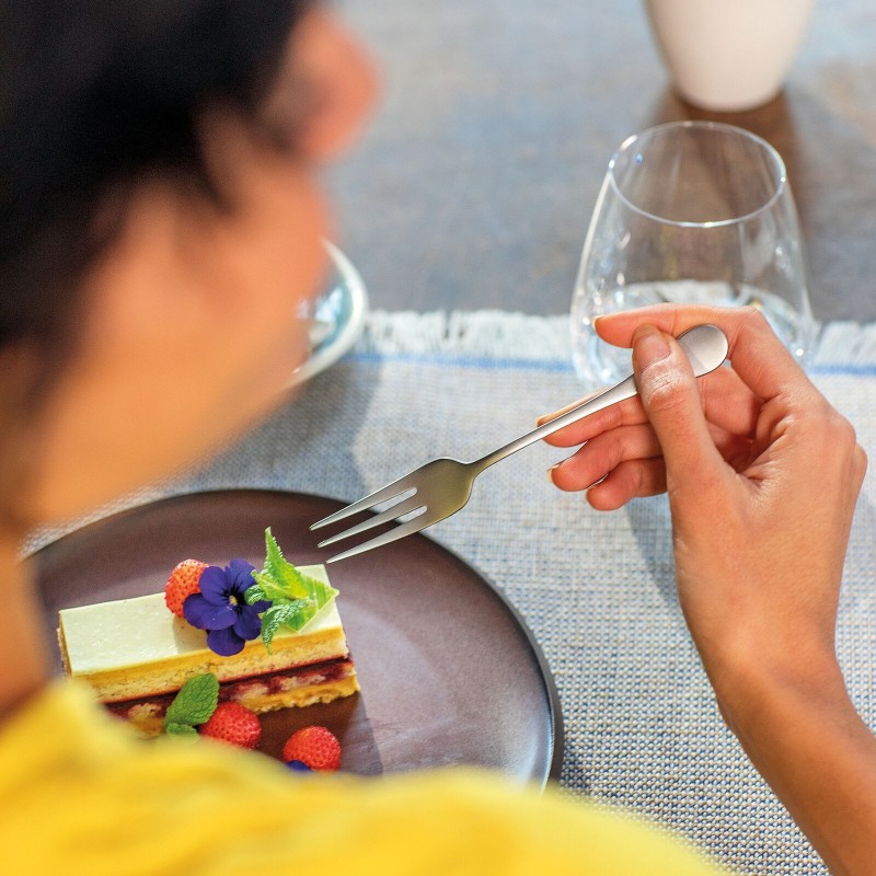 Set 6 Forchettine Dolce Bloom Antique PVD Inox...