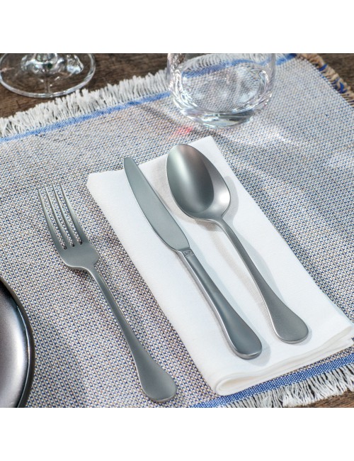 SET 24 POSATE BLOOM PVD INOX ANTIQUE
