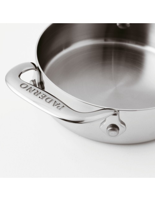TEGAMINO 2/M CM12 H.3 SERIE12200INOX 3-PLY