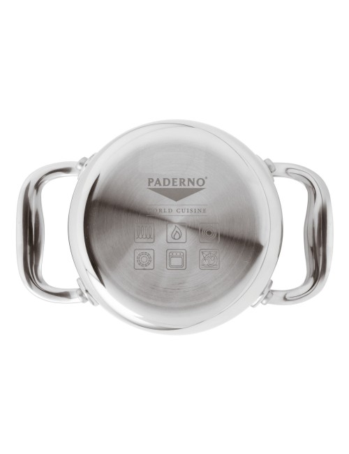 TEGAMINO 2/M CM12 H.3 SERIE12200INOX 3-PLY