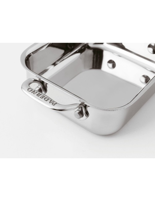 MINI TEGAME RETT. 12X10 H4 SERIE12200INOX 3-PLY