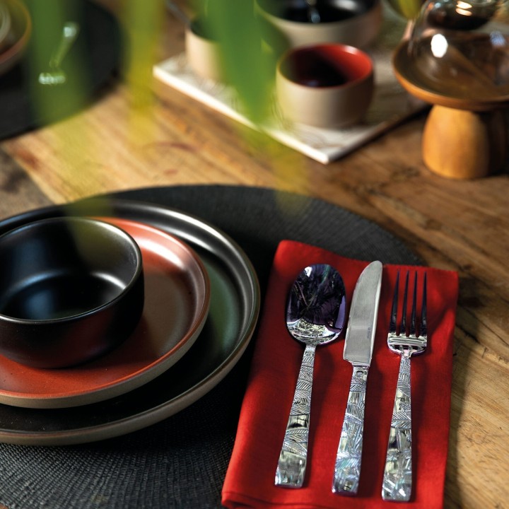 Sambonet Set di 24 posate Jungle in acciaio inox
