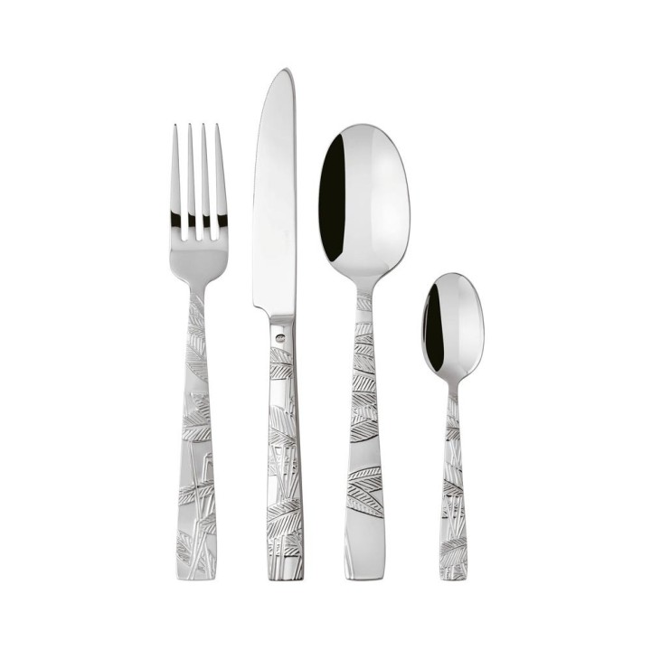 Sambonet Set di 24 posate Jungle in acciaio inox