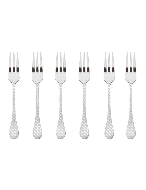 SET 6 FORCH. DOLCE TAORMINA INOX