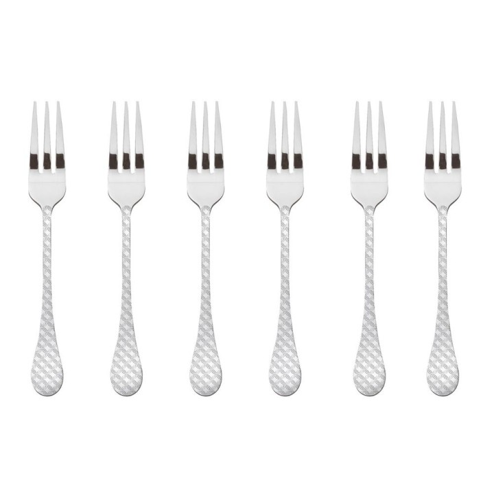 Sambonet Set di 6 forchettine Taormina in acciaio inox