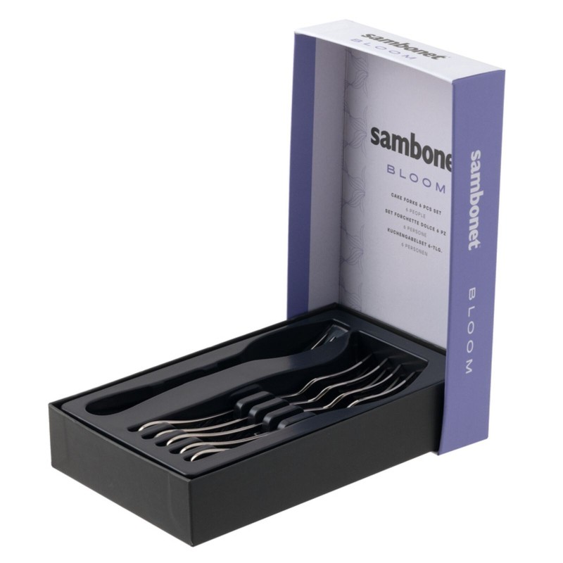SET 6 FORCHETTE DOLCE BLOOM INOX 