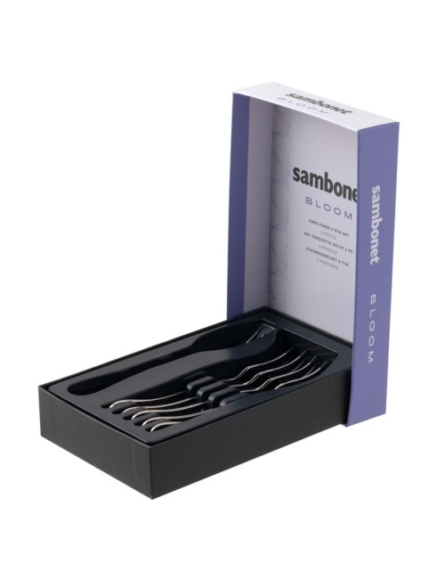 SET 6 FORCHETTE DOLCE BLOOM INOX 
