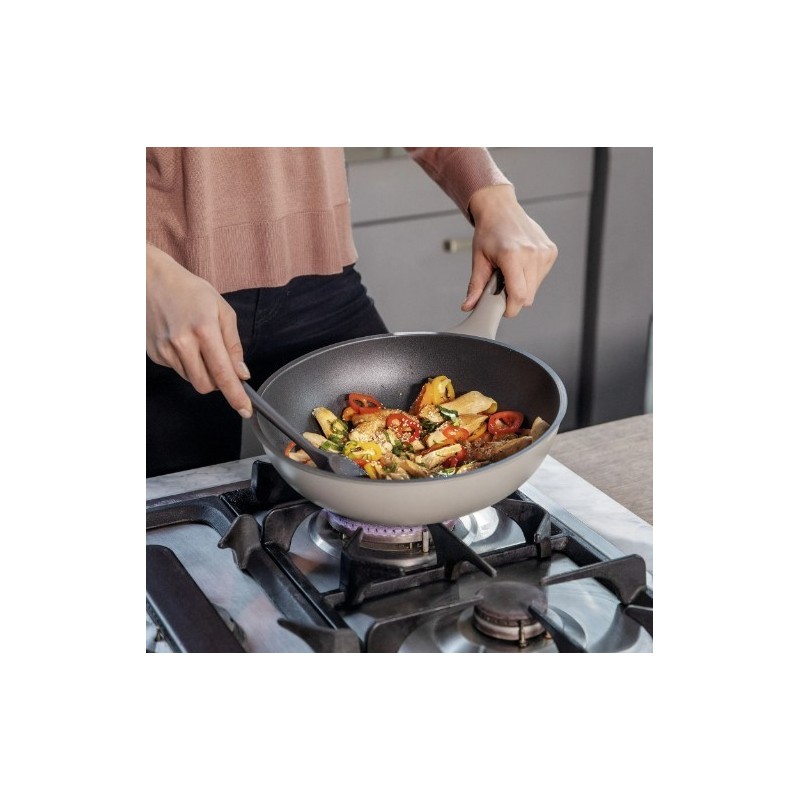 WOK 1MANICO CM28 SILVER FORCE ALLUMINIO