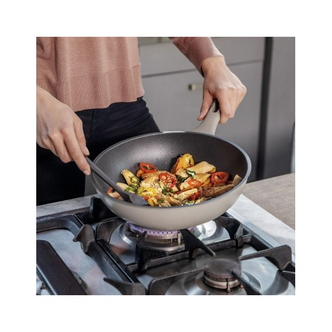 WOK 1MANICO CM28 SILVER FORCE ALLUMINIO