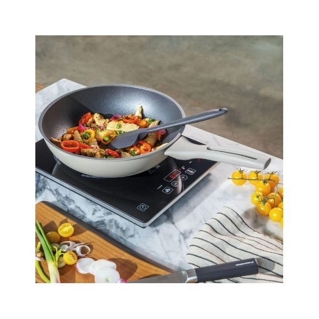 WOK 1MANICO CM28 SILVER FORCE ALLUMINIO