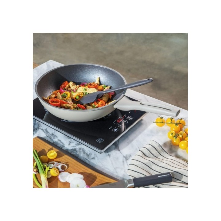 Sambonet Wok Silver Force a un manico Ø 28 cm