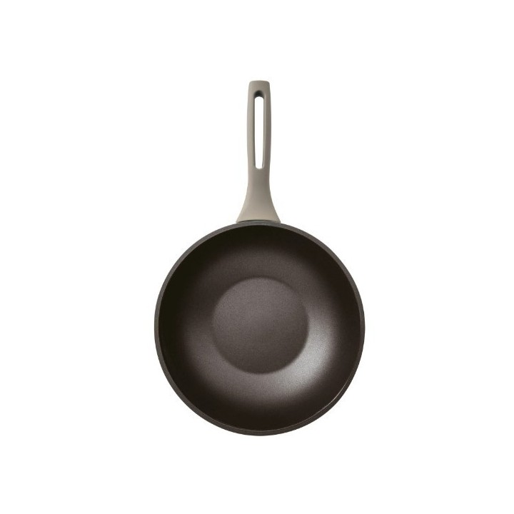 Sambonet Wok Silver Force a un manico Ø 28 cm