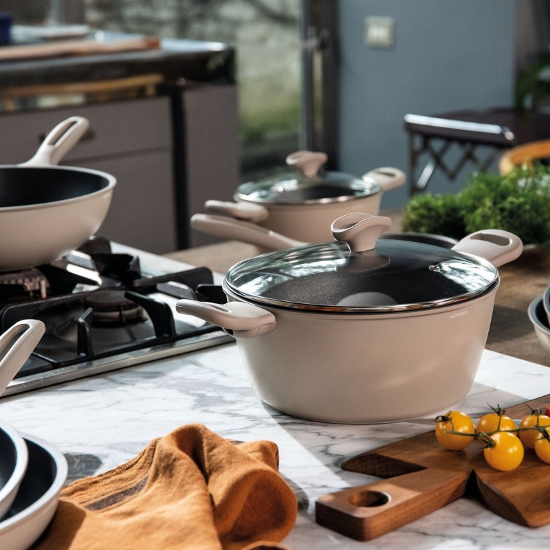 Casseruola Alta 2 M. Cm.24 C/COP. SILVER FORCE ALL