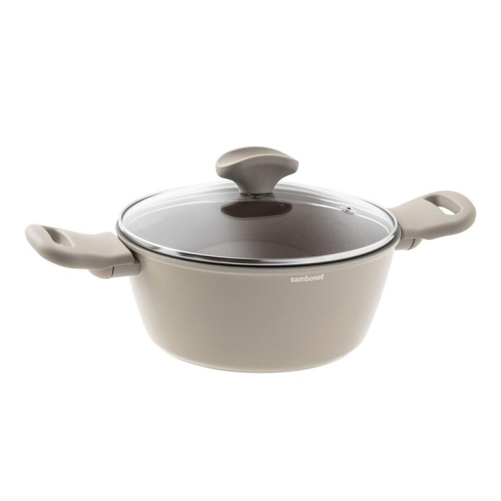 Sambonet Casseruola alta Silver Force con coperchio Ø 24 cm