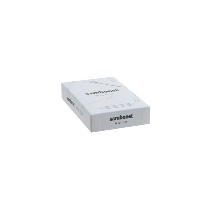 Sambonet Set di 6 forchettine da dolce Rock Diamond 2Black