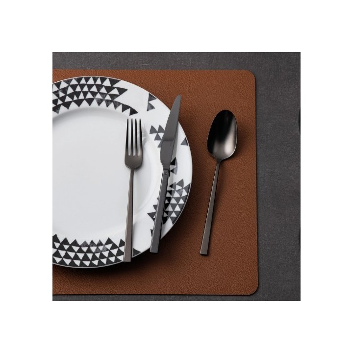 Sambonet Set di 6 forchettine da dolce Rock Diamond 2Black