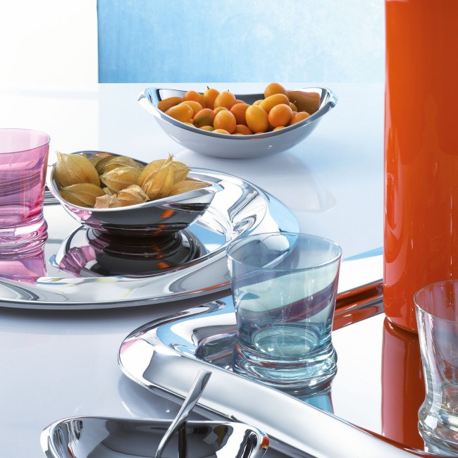 Ciotola Ovale Cm 30x25 Linea Twist Inox