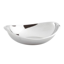 Sambonet Ciotola ovale Twist in acciaio a 30 × 25 cm