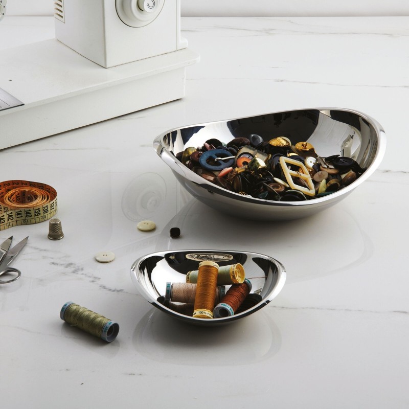 Ciotola Ovale Cm 30x25 Linea Twist Inox