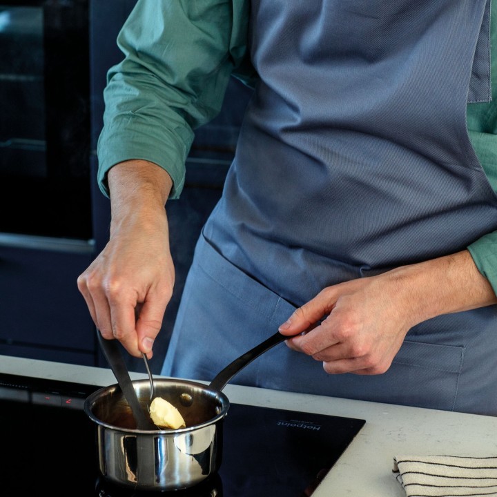 Sambonet Scaldaburro Home Chef con manico lungo Ø 12 cm