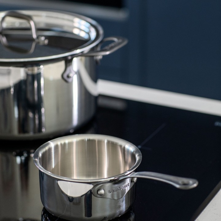 Sambonet Scaldaburro Home Chef con manico lungo Ø 12 cm