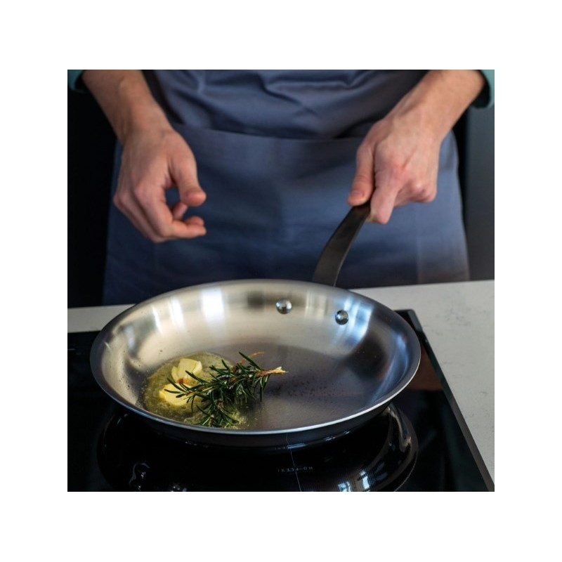 Padella 1 manico 30cm H5 Home Chef inox