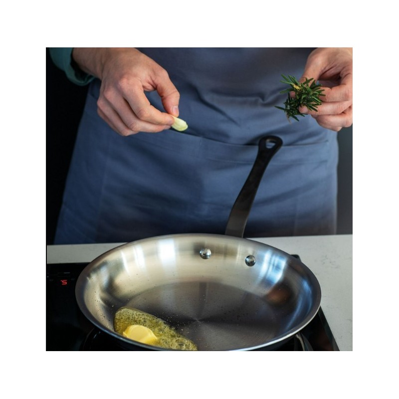 Padella 1 manico 30cm H5 Home Chef inox
