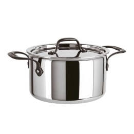 Sambonet Casseruola alta Home Chef con coperchio Ø 24 cm