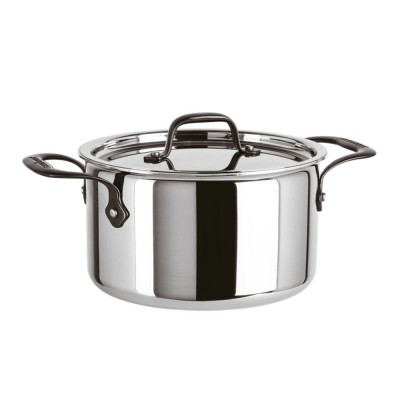 Casseruola alta 2MC/Cop 24cm Home Chef inox