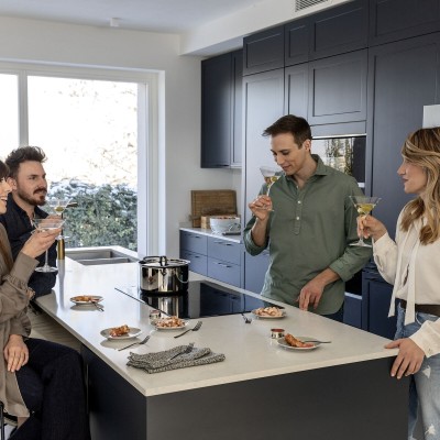 Casseruola alta 2MC/Cop 24cm Home Chef inox 2