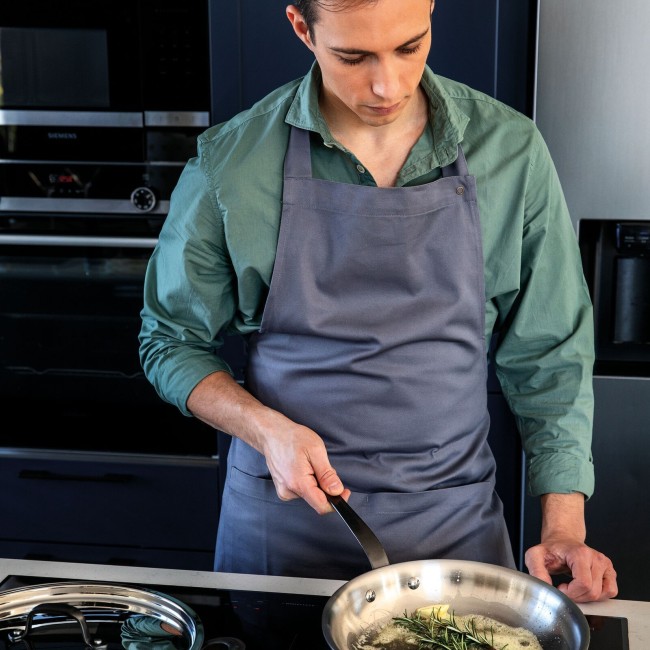 Padella 1 manico 26cm H4,5 Home Chef inox